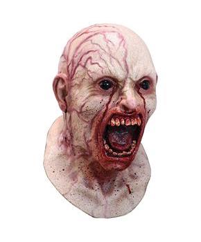 Infected Full Face Latex Halloween Mask with Neck Piece