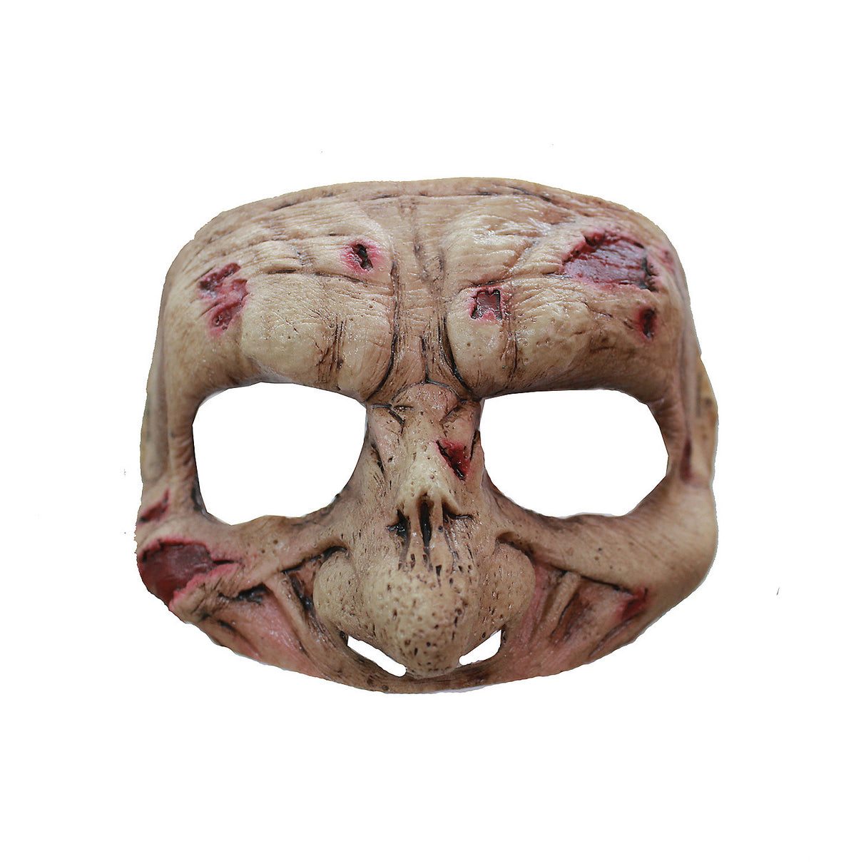 Premium Zombie Half Mask for Halloween Parties Costume Events and Spooky Gatherings