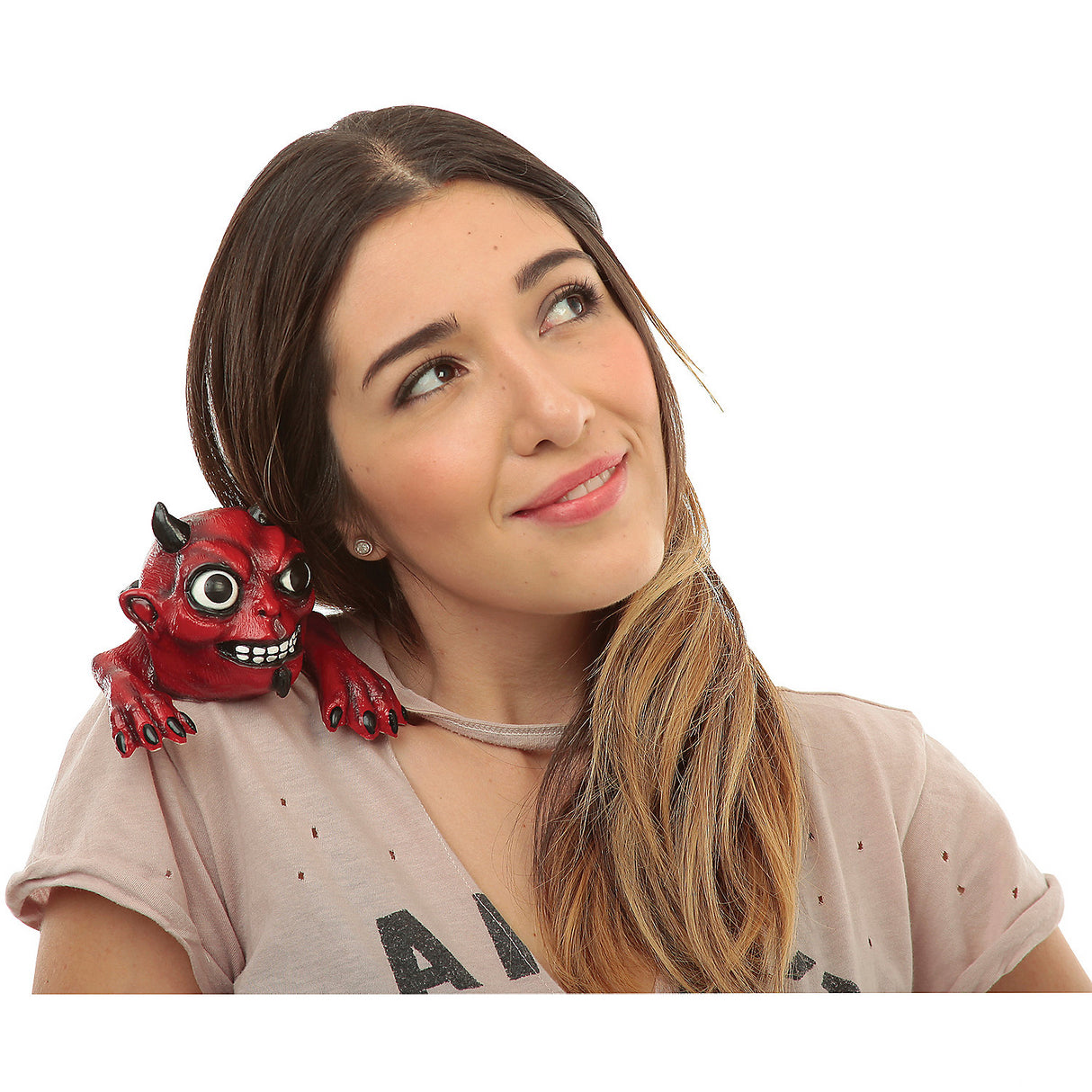 Unique Devil Shoulder Buddy for Comical Costume Accessories and Halloween Themed Events