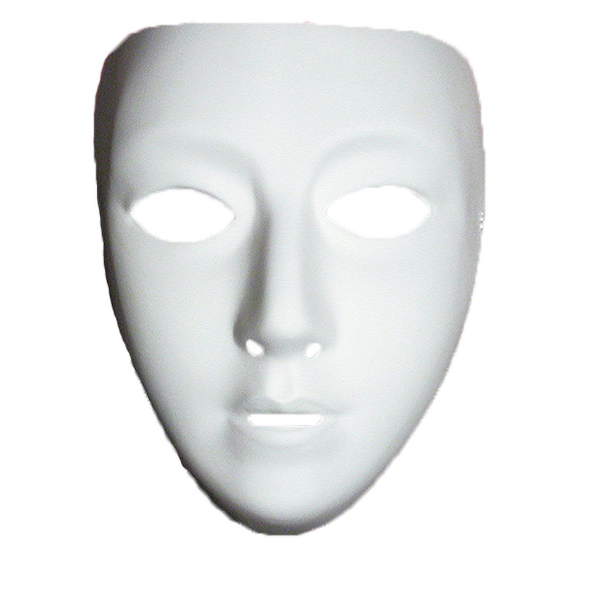 Versatile Blank Female Mask for Mysterious Costume Parties and Creative Play