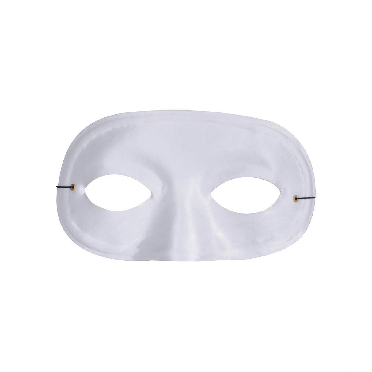 Elegant Half Domino White Mask for Halloween Parties Mardi Gras and Costume Events