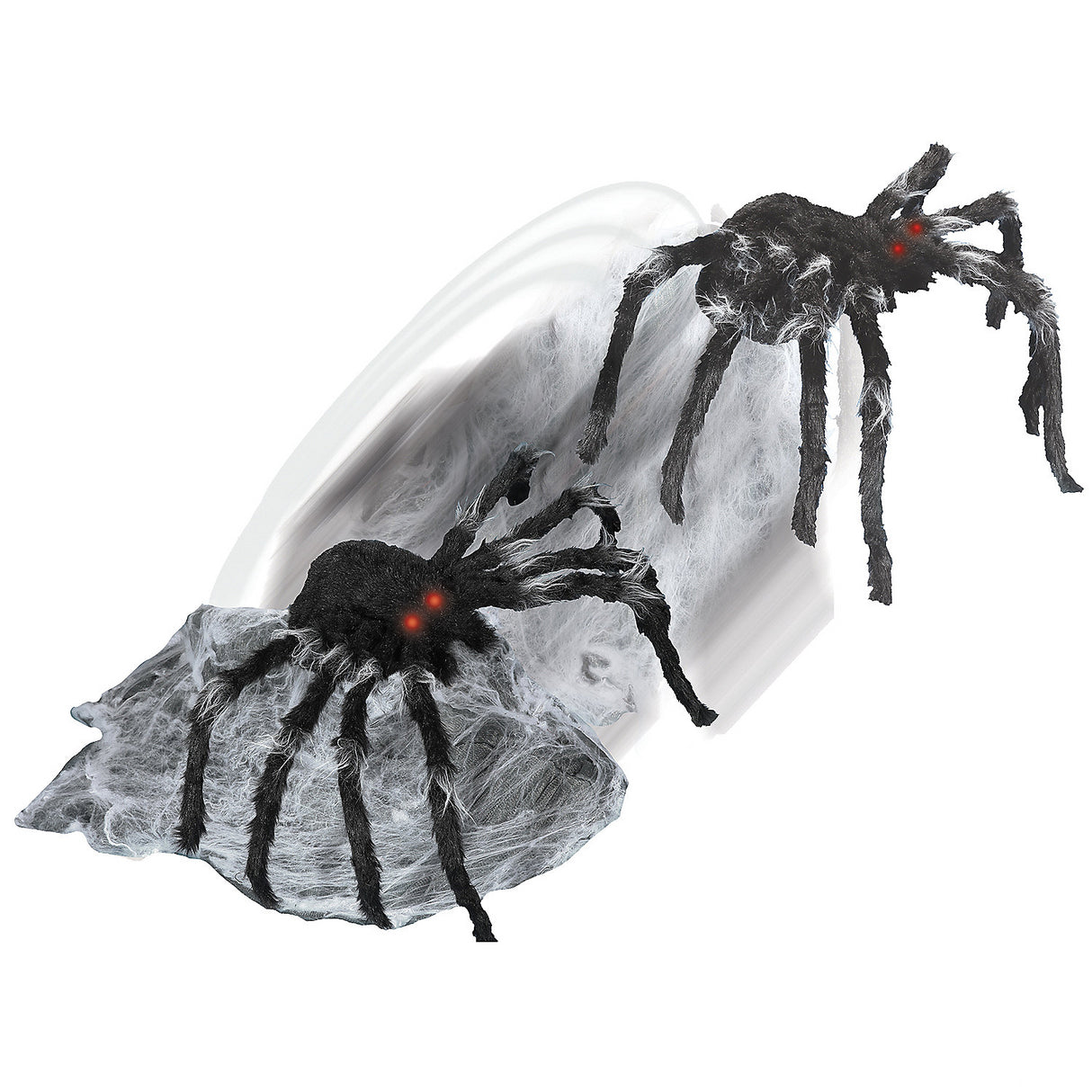 Creepy Jumping Spider Decor for Halloween Haunted Houses and Scary Pranks
