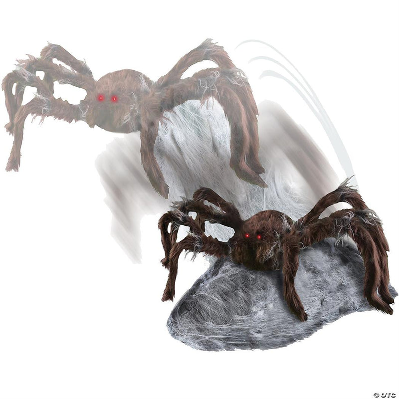 Jumping Spider Brown for Halloween Decorations Scary Props and Haunted House Events
