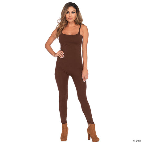 Basic Unitard Adult Brown