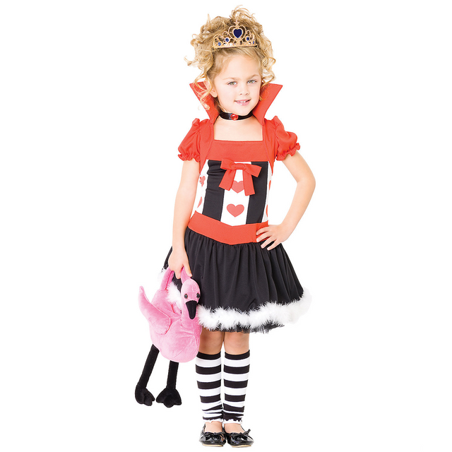 Girl's Queen of Hearts Costume