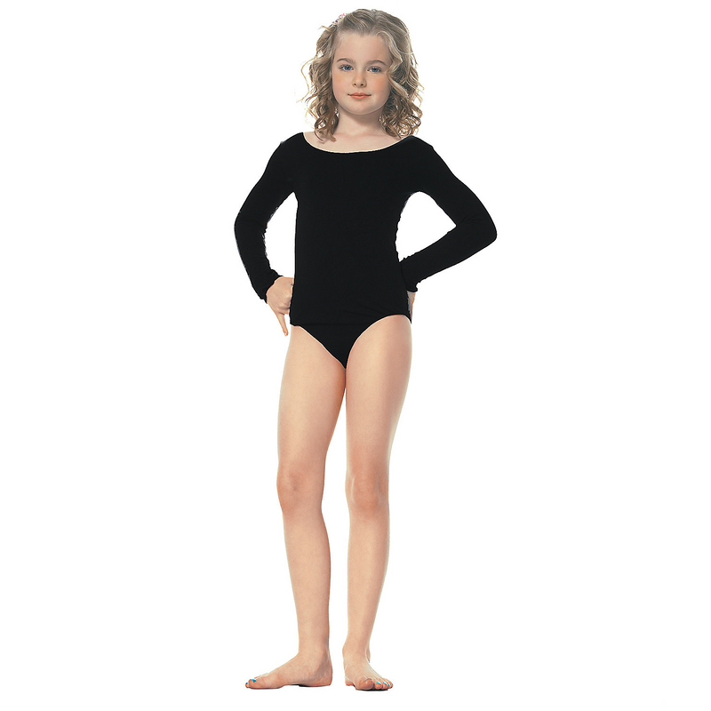 Child long-sleeve opaque costume bodysuit base layer