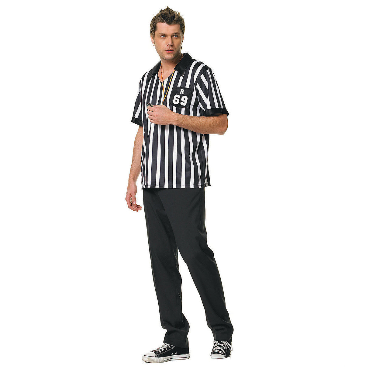 Men's Referee Costume for Halloween Game Events and Costume Parties
