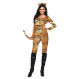 Fabulous Women's Tiger Costume for Halloween Parties and Themed Celebrations
