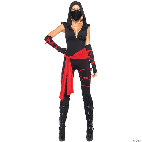 Stylish Women's Ninja Costume for Halloween Parties and Themed Events