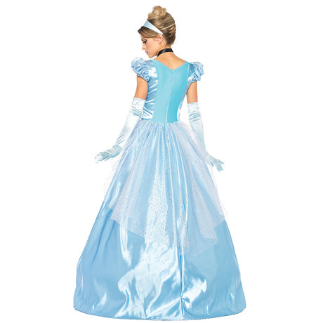 Classic Cinderella Costume for Halloween Parties Dress Ups and Themed Events