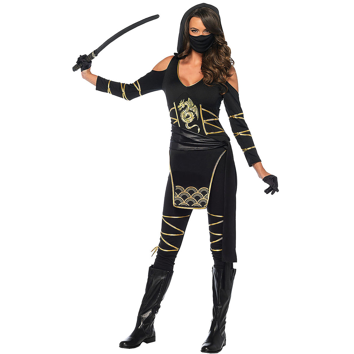 Women's Ninja Stealth Costume for Halloween Parties Cosplay Events and Stealthy Adventures