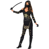 Women's Ninja Stealth Costume for Halloween Parties Cosplay Events and Stealthy Adventures