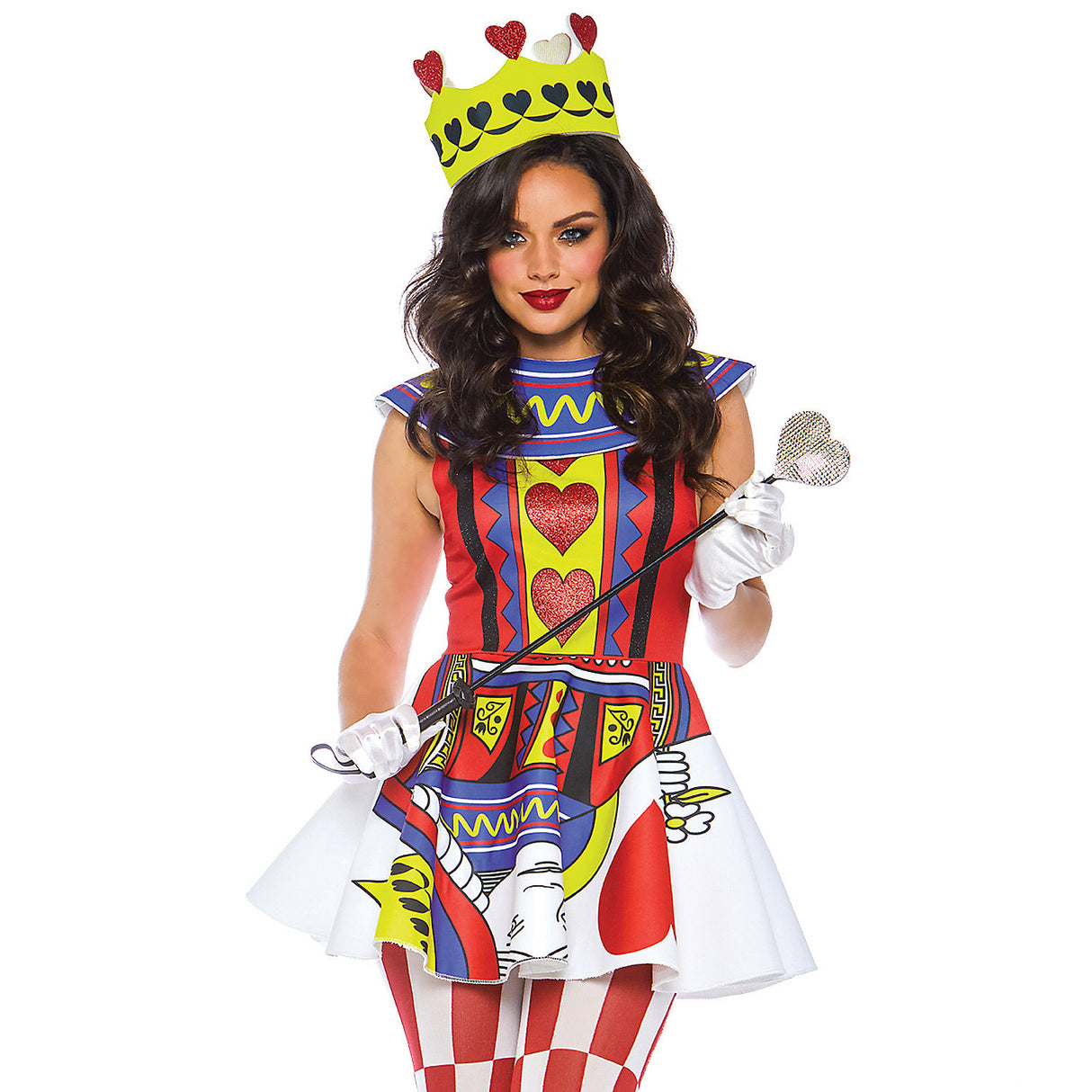 Classic Card Queen Adult Costume for Halloween Parties Themed Events and Costume Contests