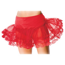 Petticoat Red Lace Bottom