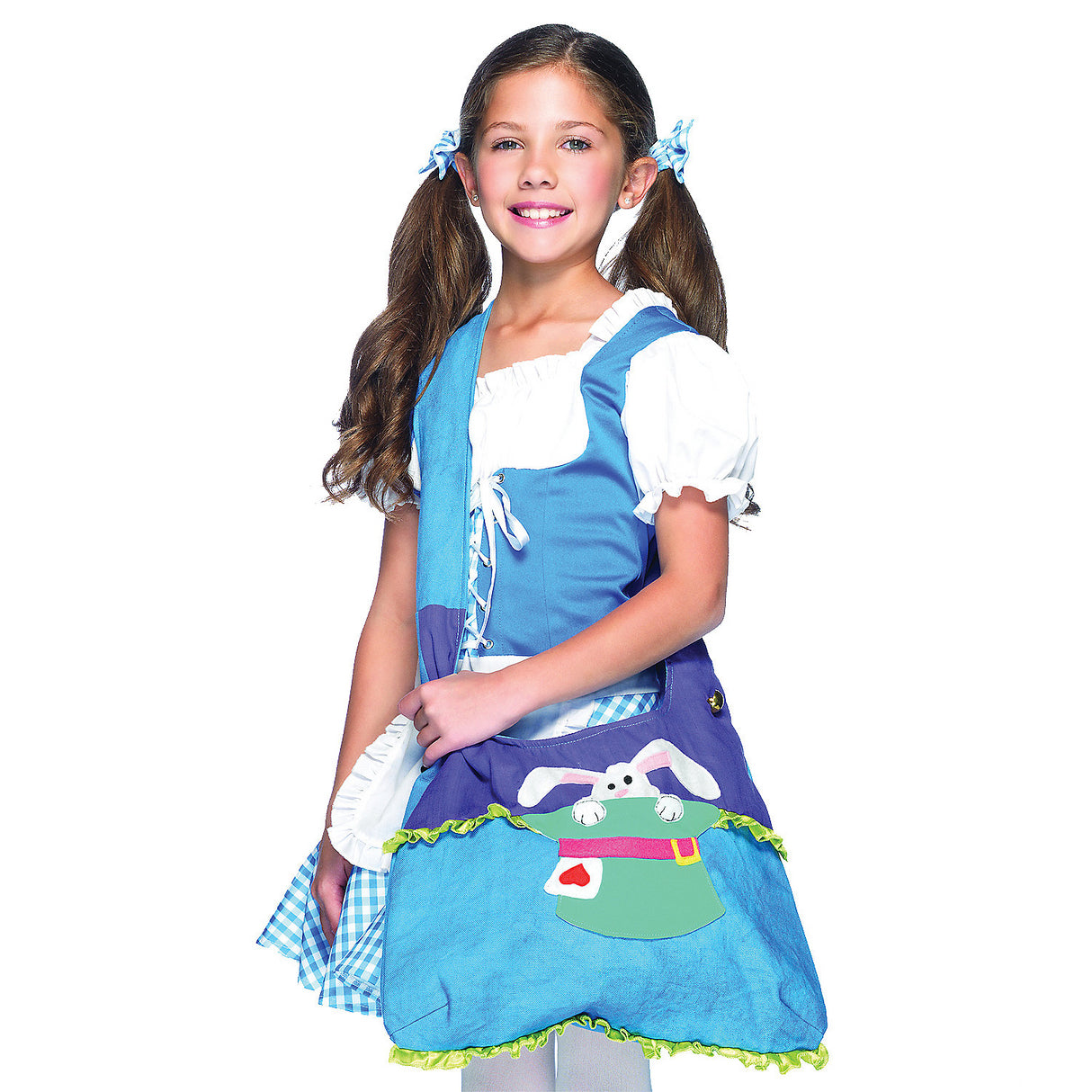 Cute White Rabbit Treat Bag for Alice in Wonderland Costume and Birthday Party Favors