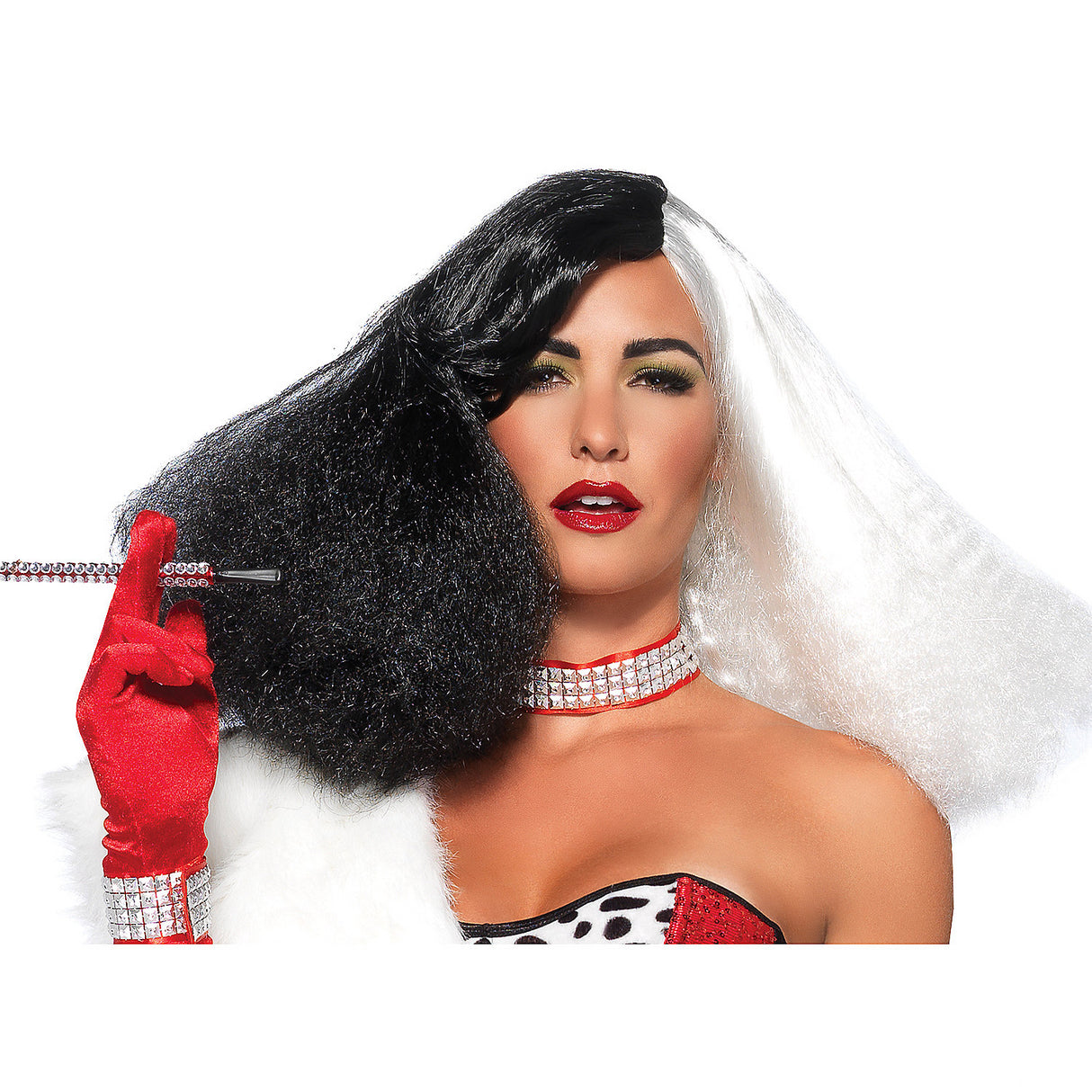 Stylish Cruel Diva Wig for Disco Parties Halloween Events and Costume Fun