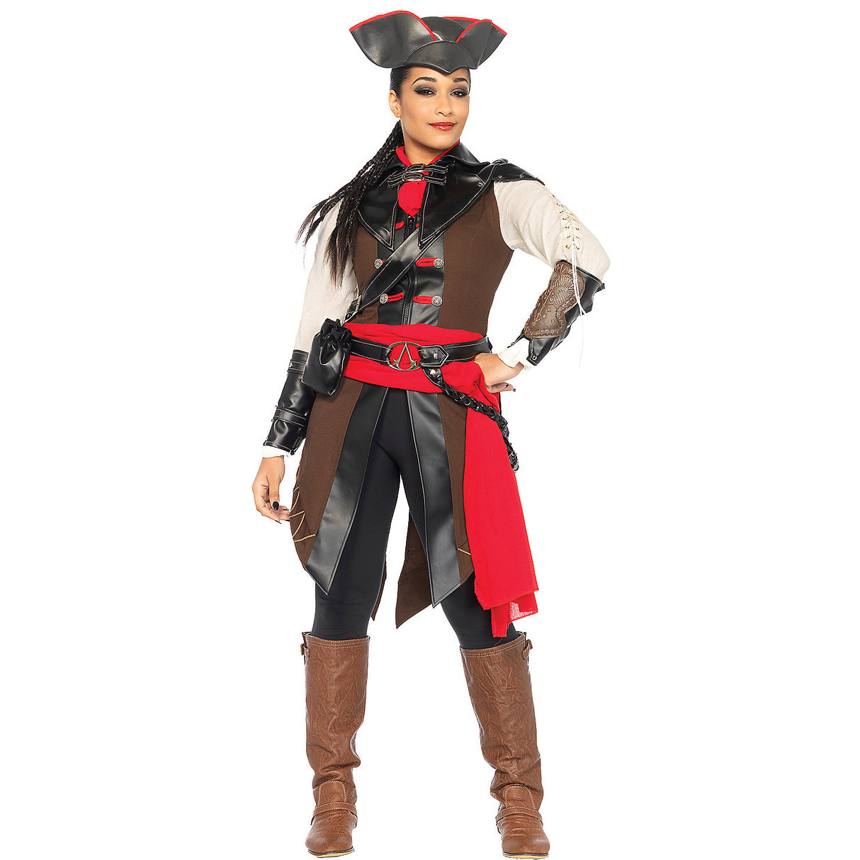 Women's Assassins Creed Aveline Costume for Halloween Parties Comic Con and Themed Events
