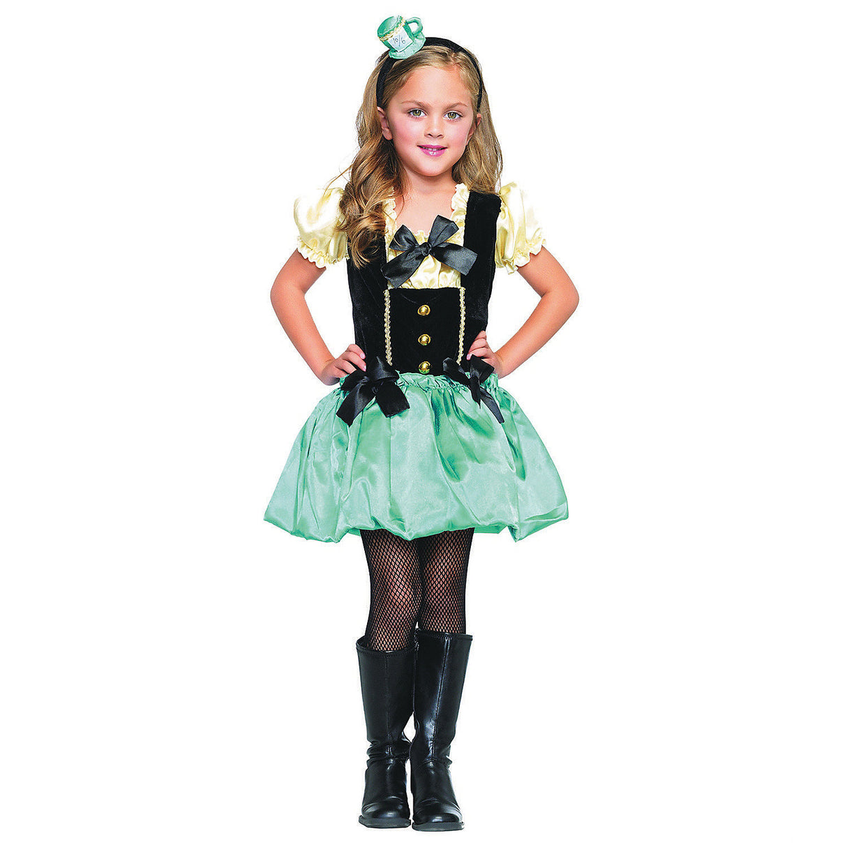 Delightful Girl's Tea Party Costume for Creative Dress Up and Fun Halloween Celebrations