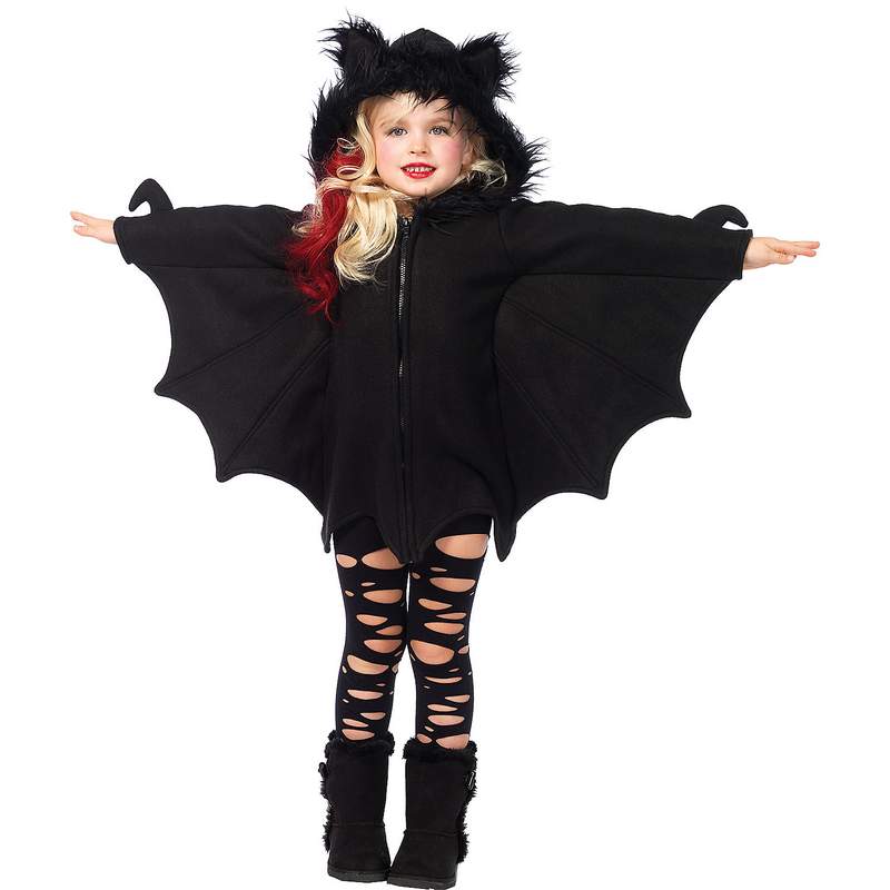 Girl's Cozy Bat Costume