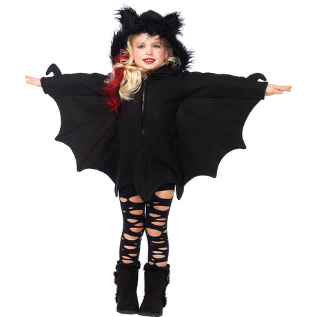 Girl's Cozy Bat Costume