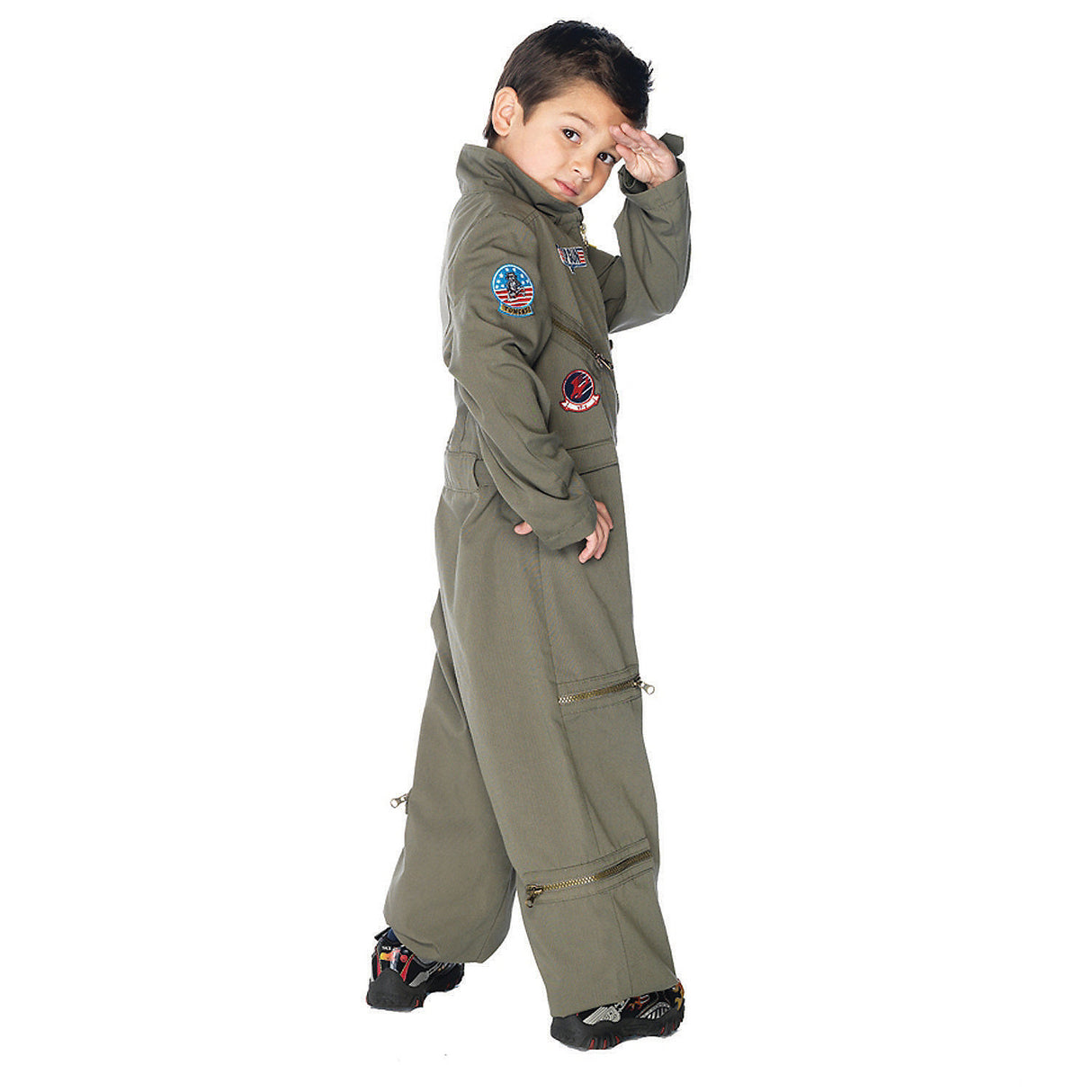 Top Gun Flight Suit Costume for Boys Halloween Parties and Creative Adventures