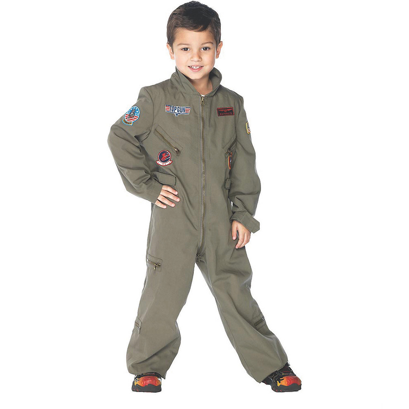 Boy's Top Gun Flight Suit Costume