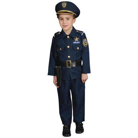 Unisex Police Child Costume