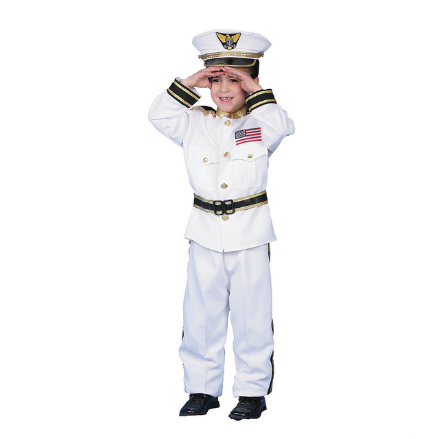 Boy's Navy Admiral Costume