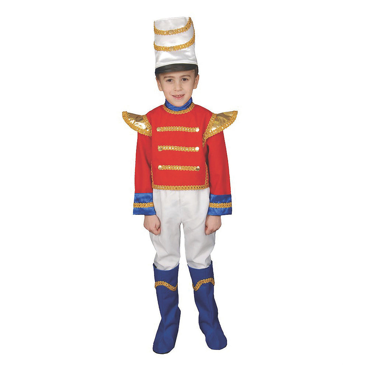 Adorable Boy's Toy Soldier Costume for Halloween Fun Parties and Themed Dress-Up Events