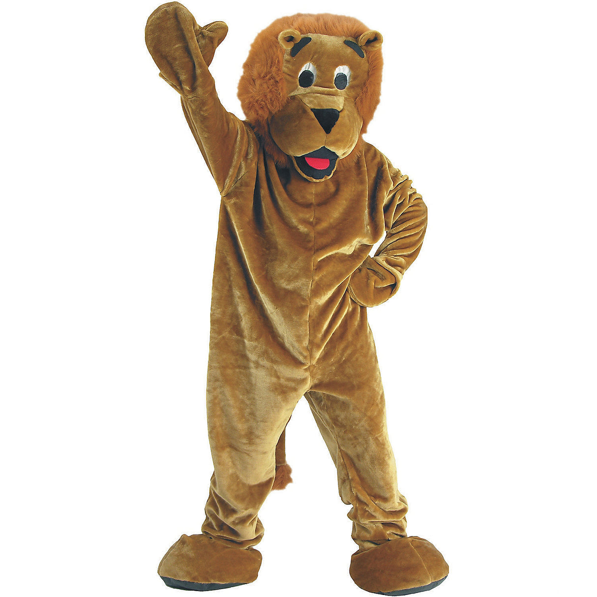 Deluxe Adult Lion Mascot Costume for Jungle Theme Parties and Events