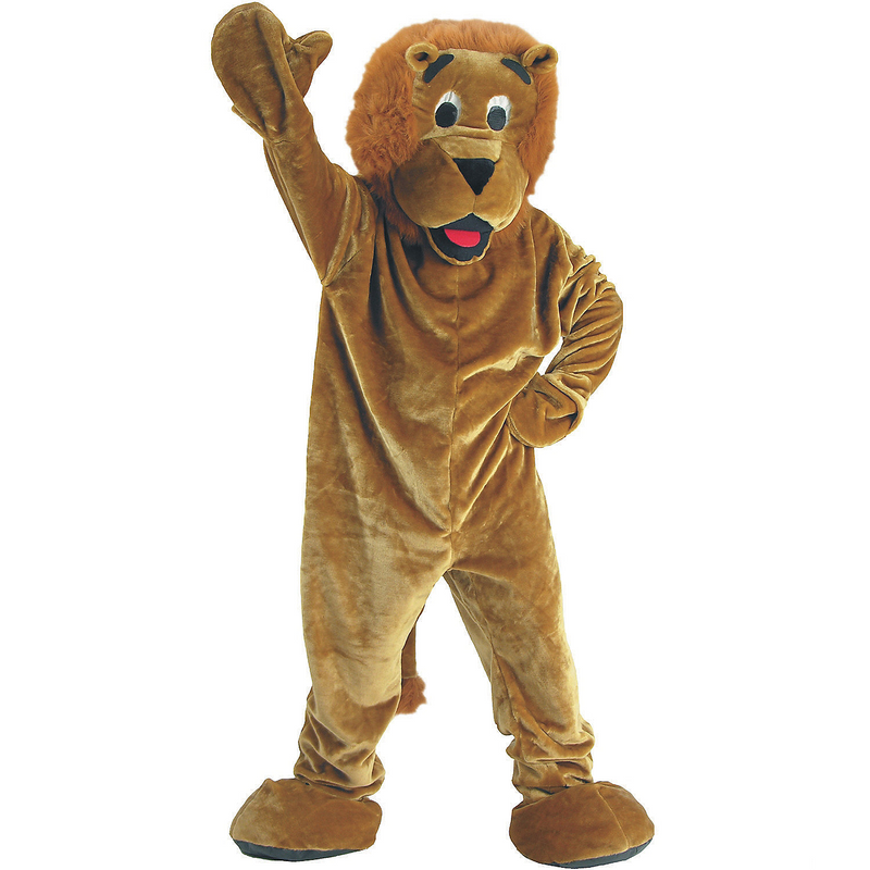 Adult Lion Mascot Costume