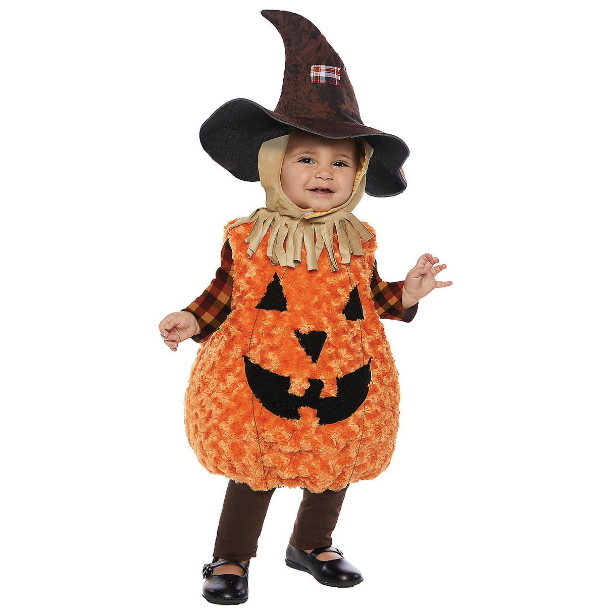Adorable Scarecrow Toddler Costume for Halloween Parties and Creative Playtime Fun