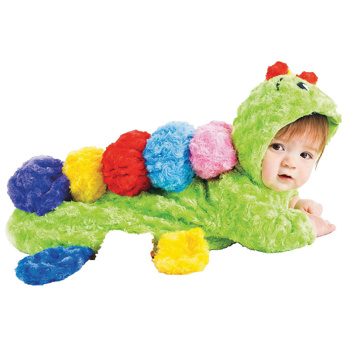 Adorable Caterpillar Bunting Costume for Infants Perfect for Halloween Playdates and Dress Up Events