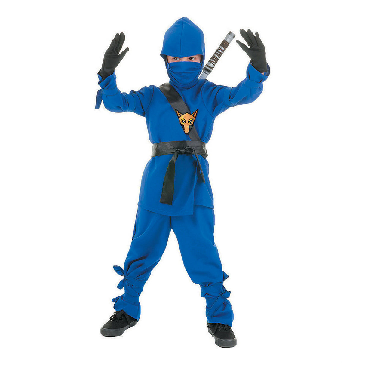 Boy's Blue Ninja Costume for Halloween Trick or Treating Parties and Imaginative Play