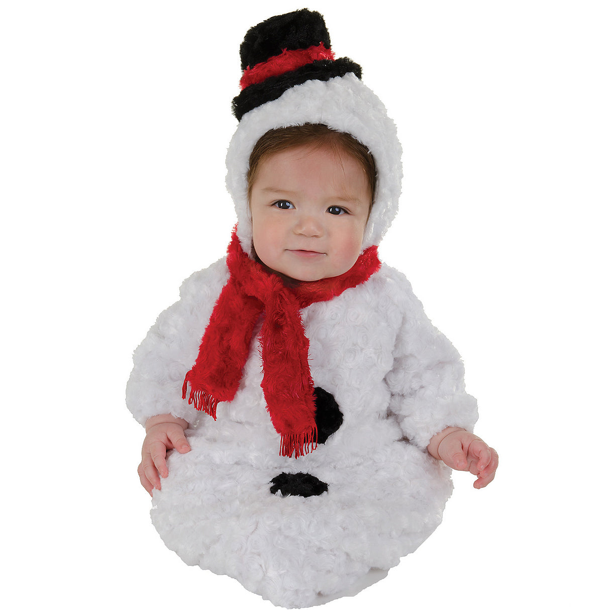 Infant Snowman Bunting Costume for Baby's First Halloween Christmas Events and Photo Sessions
