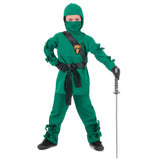 Cool Unisex Green Ninja Costume for Halloween Parties Dress Up and Themed Events