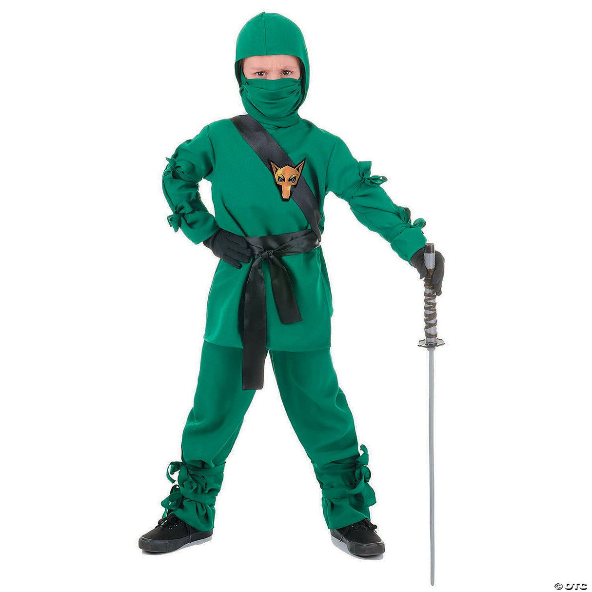 Cool Unisex Green Ninja Costume for Halloween Parties Dress Up and Themed Events