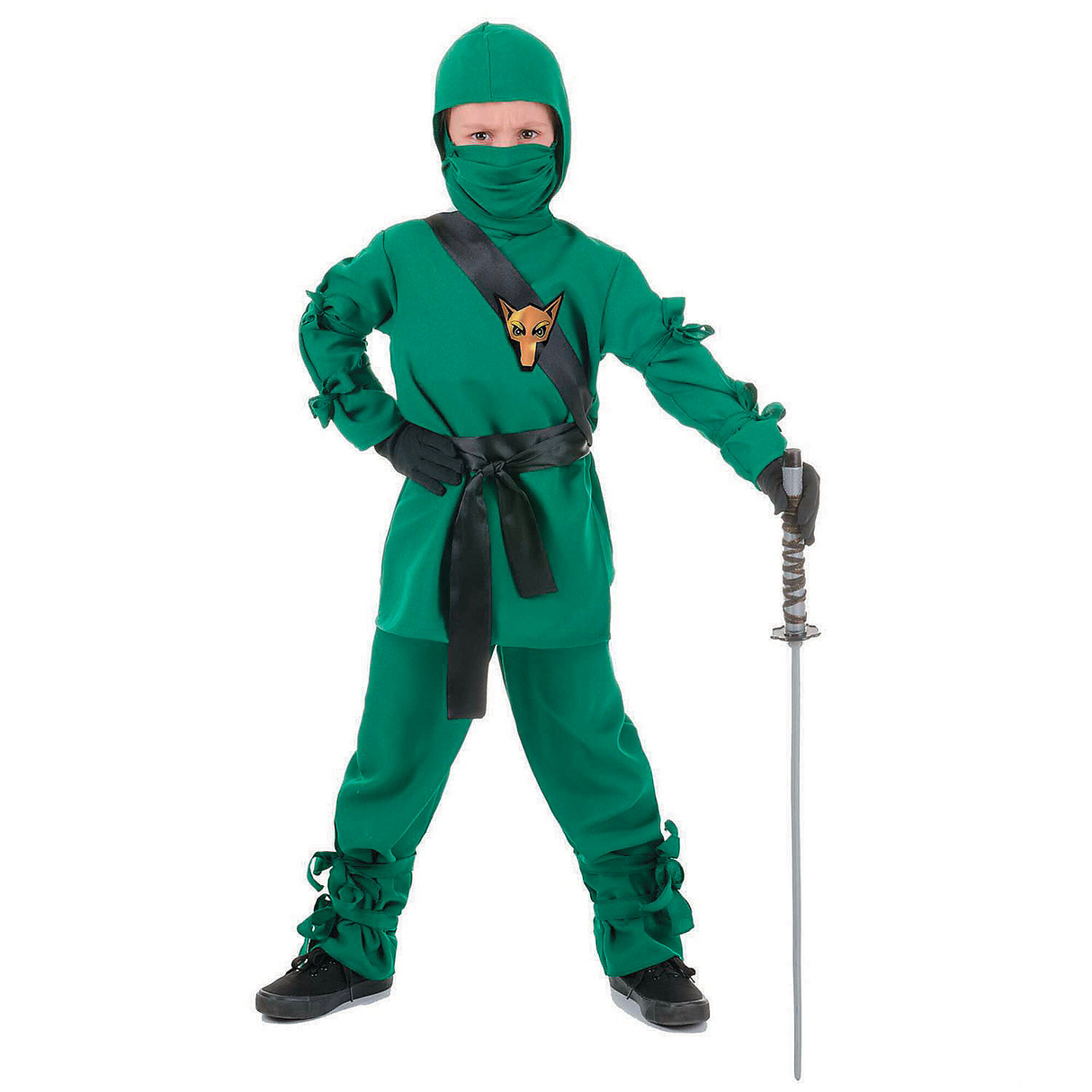 Unisex Green Ninja Costume