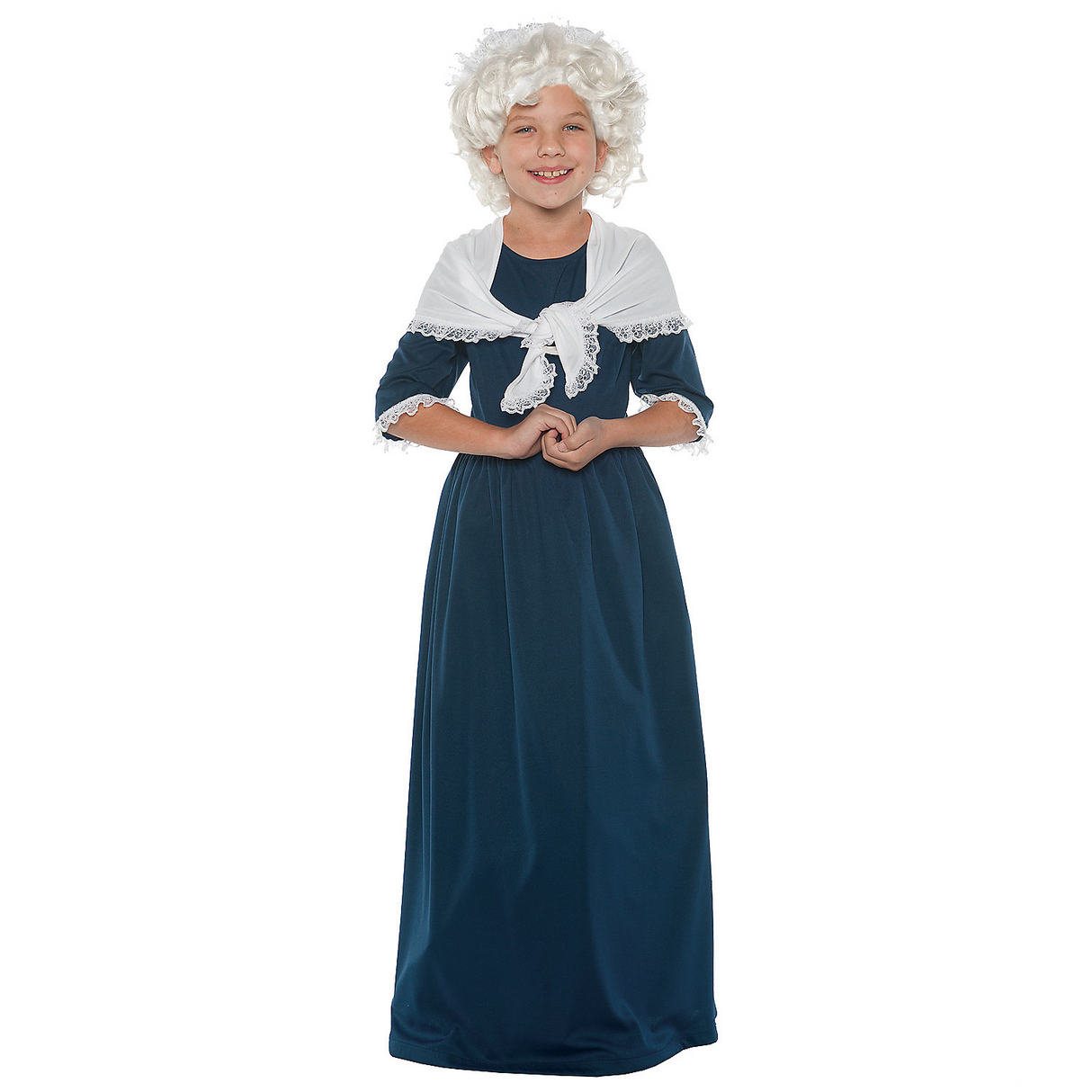 Martha Washington Child Costume for School Plays Patriotic Events and Historical Dress Up