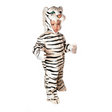 Toddler Plush White Tiger Costume