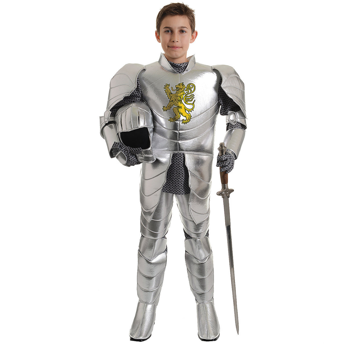 Creative Boys Knight Armor Costume for Halloween School Events and Theatrical Performances