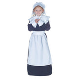 Authentic Pilgrim Girl Costume for Thanksgiving Plays Birthday Parties and Halloween Celebrations