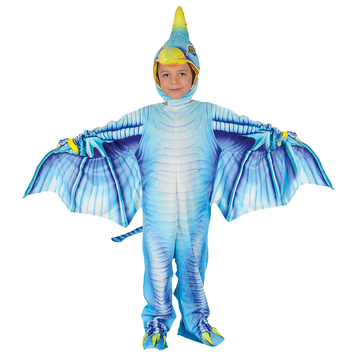 Classic Pterodactyl Blue Toddler Costume for Halloween Parties and Fun Dress-Up Occasions