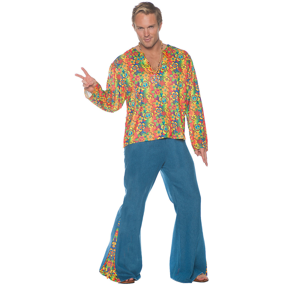 Retro Boogie Down Adult Costume for Halloween Parties 60s Theme Celebrations and Nostalgic Events