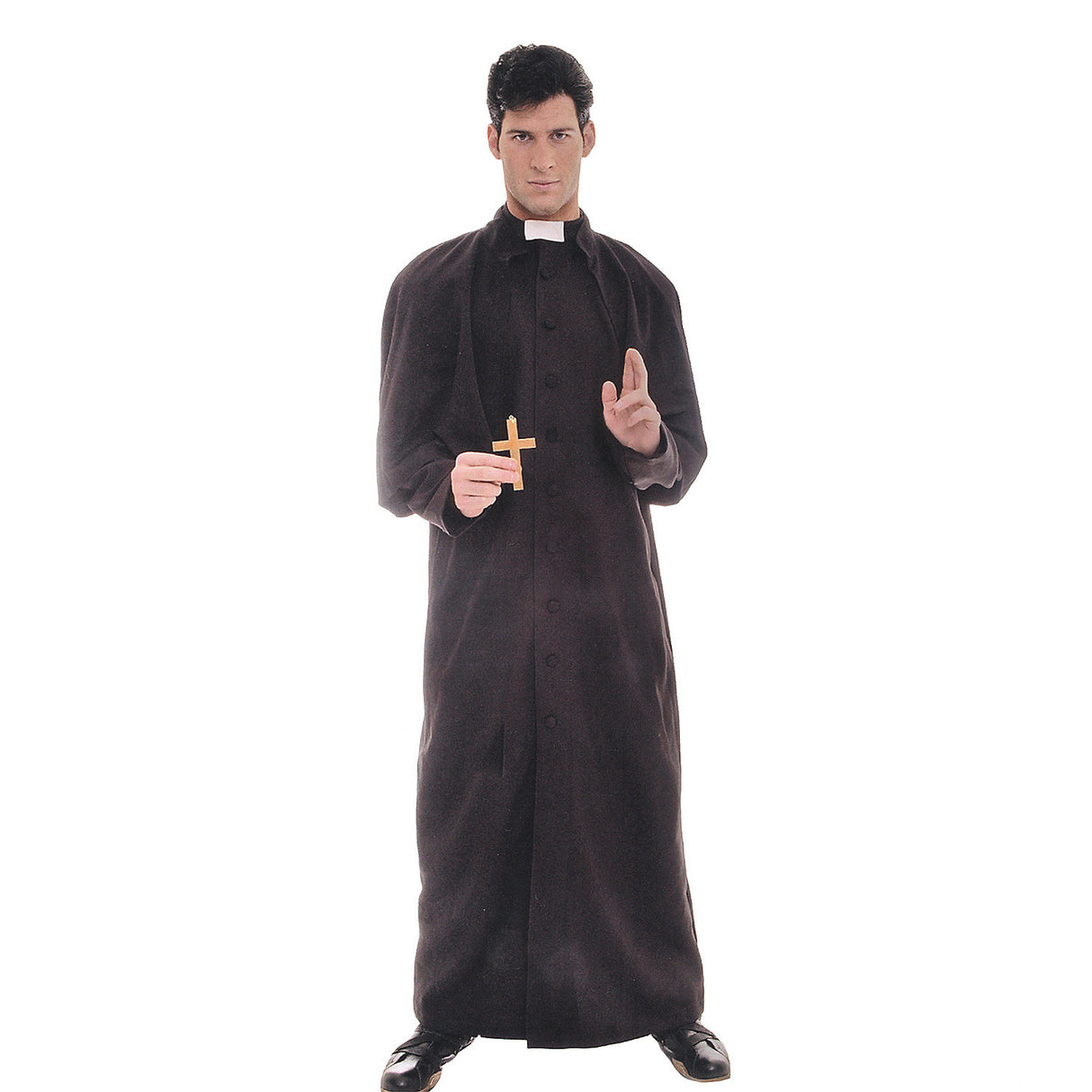 Men's Priest Costume for Halloween Theme Parties Church Plays and Creative Celebrations