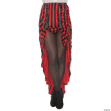 STEAM PUNK SKIRT ADULT REDBLACK