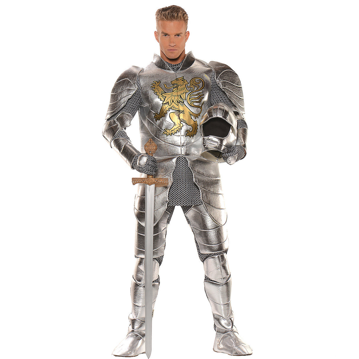 Knight In Shining Armour Adult Costume for Halloween Parties Themed Events and Renaissance Fairs