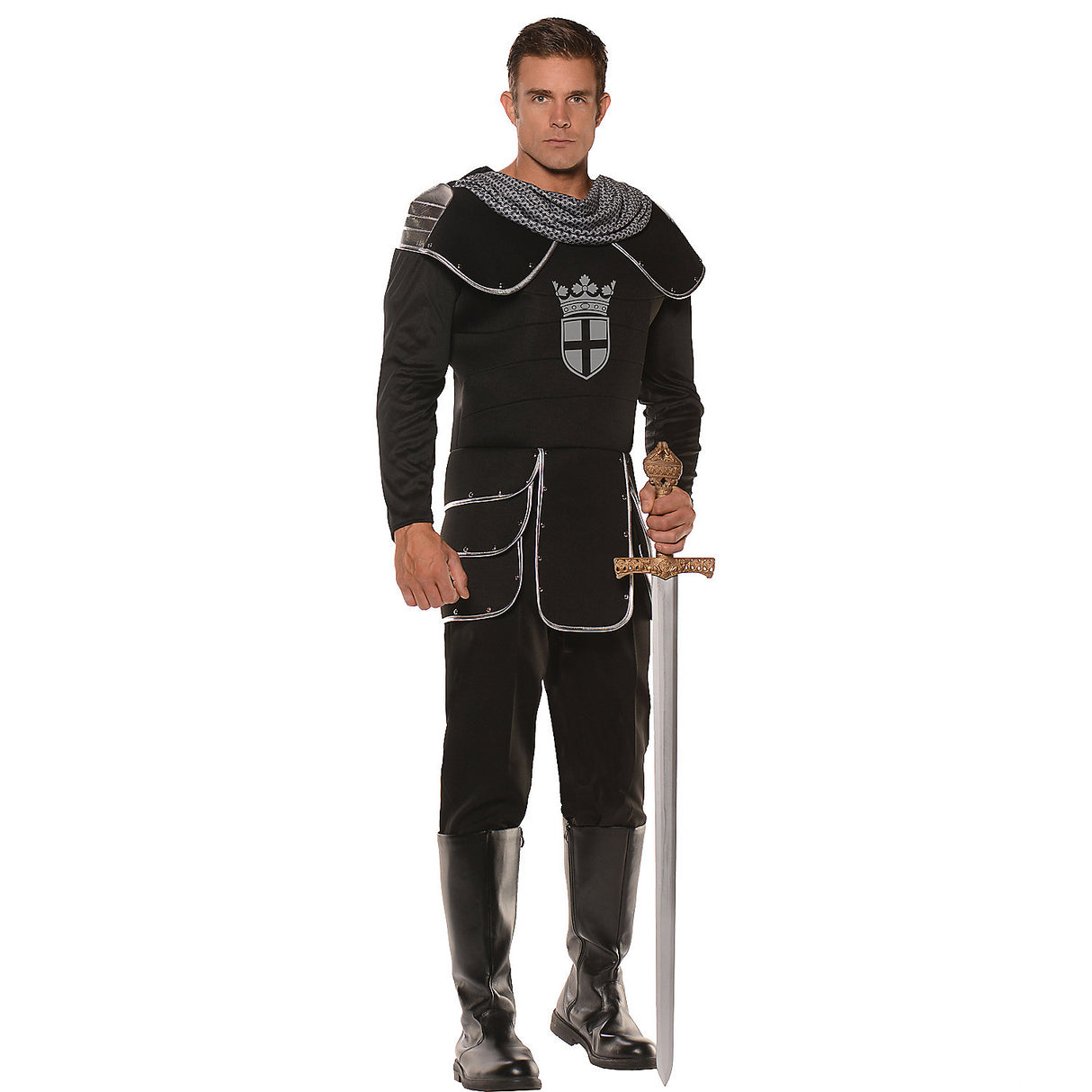 Men's Noble Knight Costume for Theatrical Events Halloween Parties and Historical Celebrations