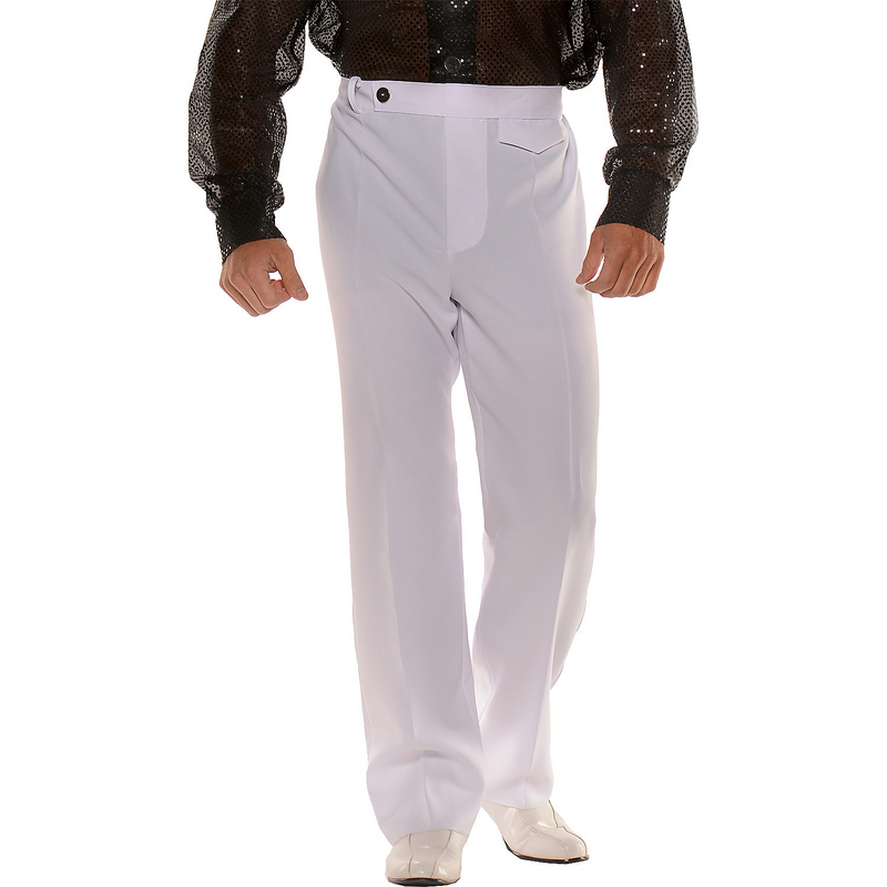 Men's Disco White Pants