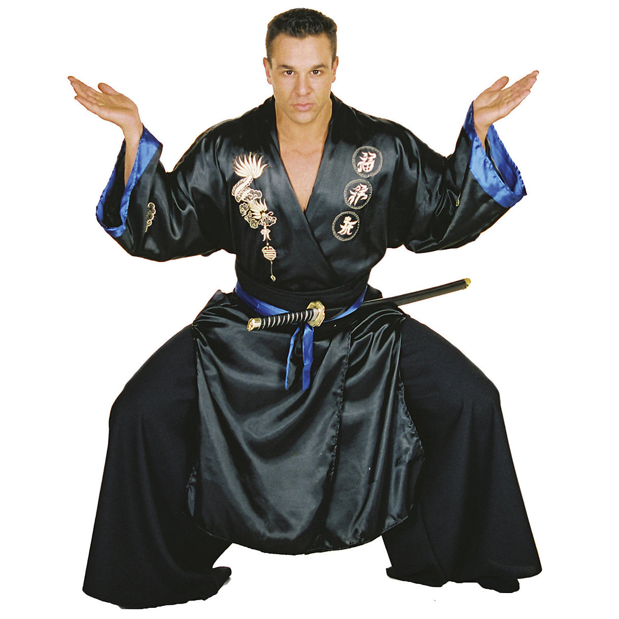Authentic Men's Samurai Costume for Halloween Themed Parties and Costume Events